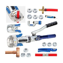 Hydraulic Copper Pipe Tube Fittings Crimping Tool with 30&deg; Angle Jaw with1/