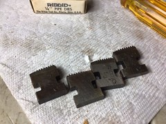 RIDGID USA 1/4&rdquo; Pipe Dies for Drop Head Threader 0-R, 00-R, 11-R, 111-R Unused?