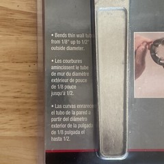 NOS Empire Tube Bender -Bends up to 1/8&rdquo;-1/2&rdquo; Thin wall Tubing 2884