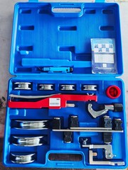 SIHAO Pipe Tube Bender 90&deg; Forward/Reverse Pipes Bending Tools with 7 Dies US