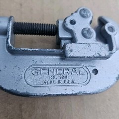 General Tools No. 120 Tubing Pipe Cutter W/ Reamer Made In USA