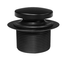 Westbrass 593144-62 14&Prime; Black Tubular Bathtub Waste & 1-Pack, Matte