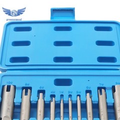 10pcs/Set Broken Tap Extractor Removal Tool Kits Screw Extractor 3/4 Claws