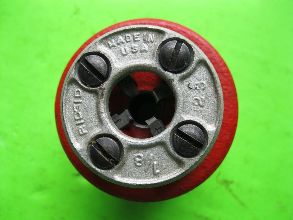 Ridgid 1/8&Prime; Complete Die Head for 11R Drop In Threader NEW