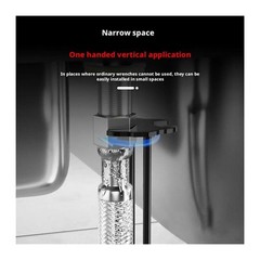 Professional Basin Wrench &ndash; Multi-Function Sink Faucet Install Tool Swivel He&hellip;