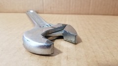RIDGID #710 10&Prime; Forged Steel Adjustable Wrench Made in USA Working VGC