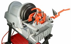 Reconditioned RIDGID&reg; 1822-I Auto Chuck Pipe Threader with 815A HSS Dies & Cart