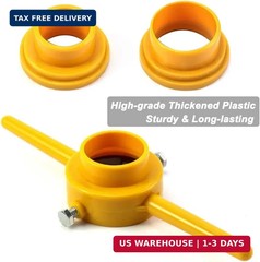 6Pcs PVC Thread Maker Tool Pipe Threader Plumbing Tool Kit Plastic Pipe Round Di