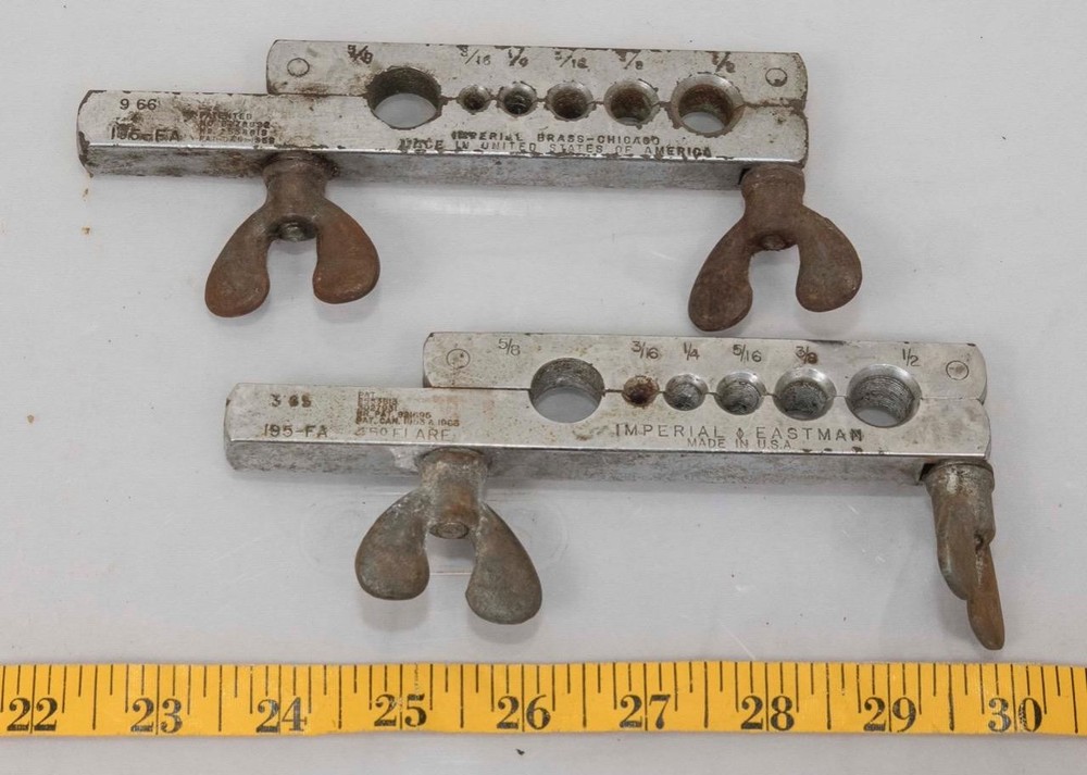 Pair of Imperial Eastman 45 Degree Flare 195-FA Tools