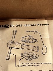 Ridgid 31405 342 Internal Wrench 4 1/2&Prime;, 1&Prime; &ndash; 2&Prime; Pipe Capacity, 15/8 lbs