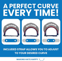 Pro Hat Brim Bender &ndash; the Perfect Curve Guaranteed &ndash; Shaper Curver Tool for All