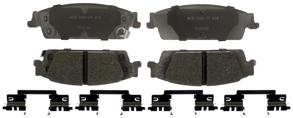 Ceramic Brake Pads ACDelco Silver Semi Metallic Organic for GM and Most Models