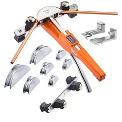 Compact Ratcheting Tube Bender Kit, 1/4 to 7/8 Inch, 7 Dies for HVAC Refrigerati