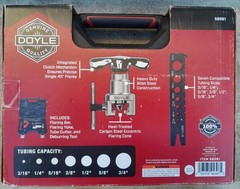 Doyle Premium Flaring Tool Kit COMPLETE USED 7 SIZES 3/16&Prime; &ndash; 3/4&Prime; No Ai Descrip