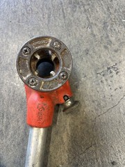 Mixed Lot of Ridgid Manual Ratcheting Pipe Threader No.00-R W/ 10 Die Heads