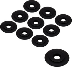 10 Pcs Manganese Steel Replacement Cutter Wheels, Black Spare Wheel Blade for Pi