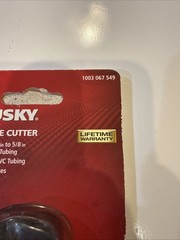 Husky Junior Tube Cutter Cuts 1/8&Prime; To 5/8&Prime; Outside Diameter Copper & PVC Tubing