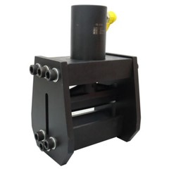 TECHTONGDA Hydraulic Copper Busbar Bender 55000lbs 25Ton 0.6&Prime; Cutting Thickness