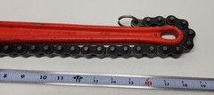 Ridgid 2 1/2&Prime; Pipe & Fittings Wrench C-18 Ridge Tool Company USA Used Condition