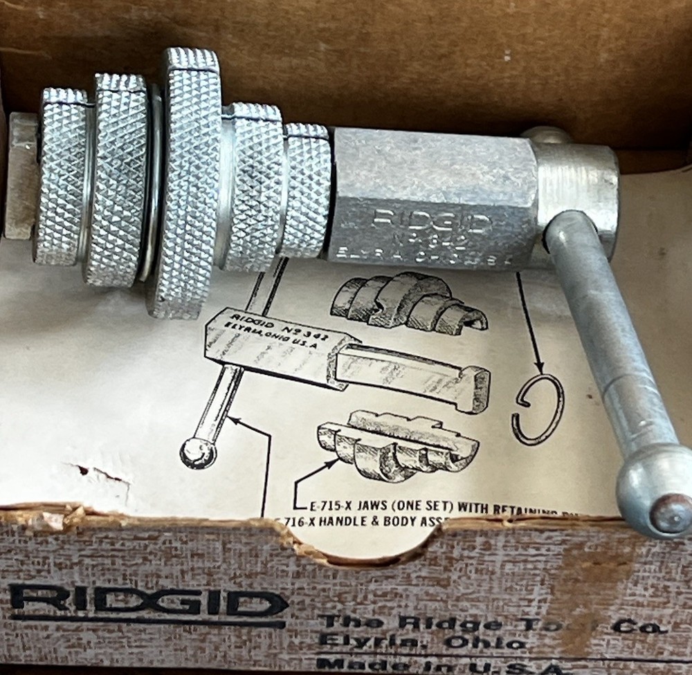 Ridgid 31405 342 Internal Wrench 4 1/2&Prime;, 1&Prime; &ndash; 2&Prime; Pipe Capacity, 15/8 lbs