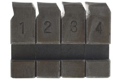 Steel Dragon Tools&reg; 37890 1-1/2 12R HSS Pipe Dies fits 12R Die Head 37410