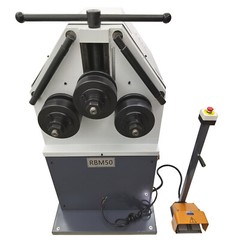 RBM50 Electric Tube Roll Bender 50mm Pipe Roller Round Machine 220V 2.2KW
