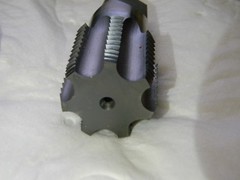 Jarvis 1-1/2" &ndash; 11-1/2 NPTF 7Fl TiCN HSS Interrupted Thread Pipe Tap R12797