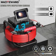 98ft/30M Sewer Camera 4.3&Prime; LCD Monitor HD Drain Pipe Inspection Camera 1000TVL
