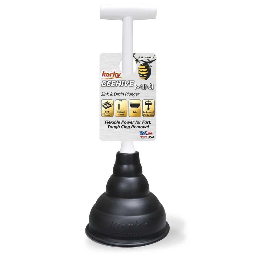 Beehive Mini Sink and Drain Plunger &ndash; Works for Bathrooms, Kitchens, Sinks, B&hellip;
