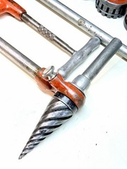Ridgid 12-R 1/2&Prime; to 2&Prime; Pipe Threader Set Die Heads Ratchet Cutter Reamer 12R #1