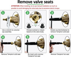 Symmons Temptrol Valve Extractor Tool Set &ndash; Classic & Evolve Alloy Steel