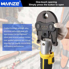 6 PCS Standard Press Jaws Kit, 1/2&Prime;, 3/4&Prime;, 1&Prime;,1-1/2&Prime;, 1-1/4&Prime;, 2&Prime;, Pro Press Jaws