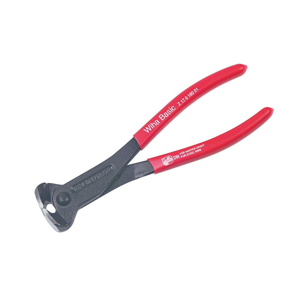 Wiha 32657 High Leverage End Cutting Nippers, 6.3-Inch