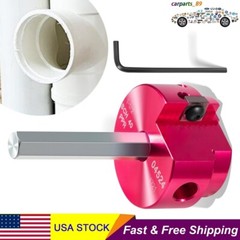 1-1/2 Inch PVC Pipe Reamer &ndash; Aluminum Head, PVC Pipe Tool Fits 1/2-Inch Drills