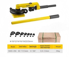Manual bending machine 3/8 to 1 Inch With 7 Dies Heavy Duty Tube Bender