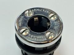 NEW Armstrong USA Pipe Threader Die Head No. 190R SAE 3/4&rdquo; w/ Chrome Bevel Head