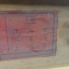 Greenfield Little Giant No. 37 Tap & Die &ndash; incomplete Set with Original Box