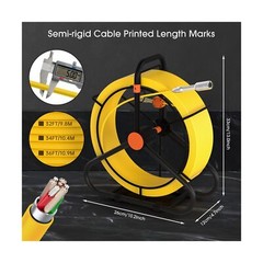 Sewer Camera 100FT,8500mAH 16GB JQKJCAM Drain Pipe Sewer Line Inspection Came&hellip;