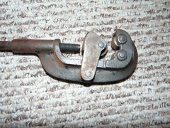 Vintage Reed No. 1 Pipe Cutter w/ Rollers Cuts up to 1 1/2&Prime; pipe Antique Tool