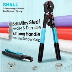 2-IN-1 Pex Crimping Clamp Cinch & Remove Tool with Pipe Hose Cutter, Pex Pipe Fi