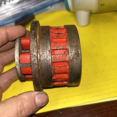 Toledo No. 12 3/8&Prime; Drop Head Pipe Threading Die Head NEW NOS FREE SHIPPING