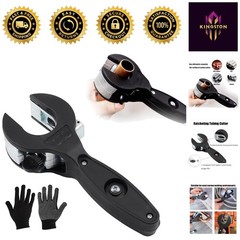 Ratcheting Pipe Cutter 1/4&Prime;-7/8&Prime; With Gloves &ndash; Durable and Ergonomic Design