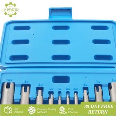 10Pcs 3/4 Claws Broken Tap Extractor Removal Kit 1-10# Screw Extractor Set