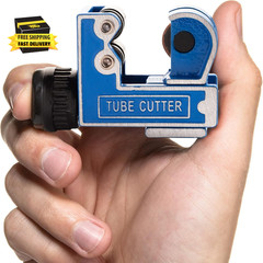 Copper Pipe Tubing Cutter &ndash; Mini Tube Cutter for 1/8&Prime; 1/4&Prime; 1/2&Prime; to 1 1/8&Prime; Inches