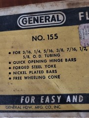 Vintage GENERAL No.155 Flaring Tool 3/16&Prime; thru 5/8&Prime; in Original Box