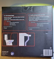 drain auger 9.8 ft