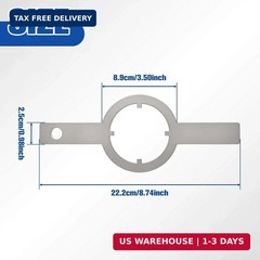 SPEEDWOX Spanner Wrench For Washer Tub Nut 21366 Stainless Steel Tub Drain Wrenc