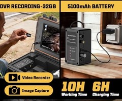 Sewer Camera 9 in IPS Screen 165FT/50M HD Drain Pipe Inspection Camera 32GB