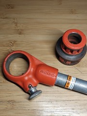 RIDGID OO-R 3/4 Cast Iron And Steel Ratchet Handle Assembly