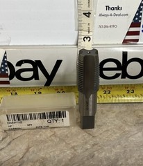 1/2&Prime;- 14 NPT Pipe Tap, Carbon Steel, DWTPT Series CARBON TAP PIPE TAP DWTPT1/2
